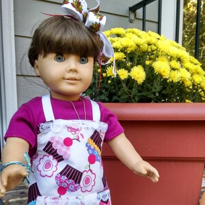 Handmade Doll Aprons  With Matching Girls and Mom&#39;s Aprons