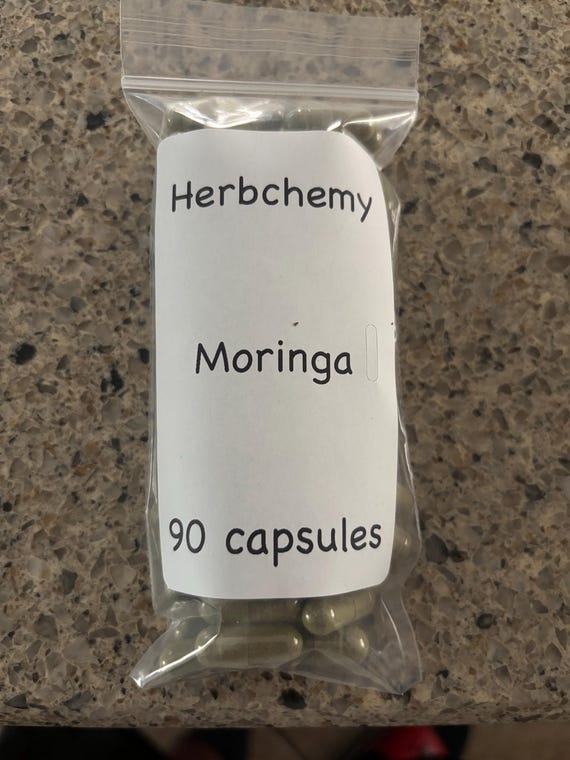 Moringa Capsules - No Fillers - 90 Count