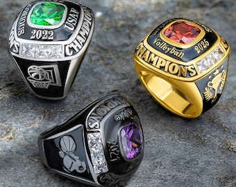 Custom Championship Ring – Sterling Silver or Brass