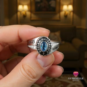 Custom Women’s School Class Ring Graduation