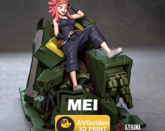 Mei Hatsume - My Hero Academia: Boku No Hero Academia | 3D Figure | 16K Quality | Statue | 3D Printing