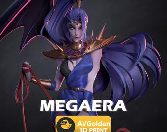 Megaera - Hades | 3D Figure | 16K Quality | Statue | 3D Printing