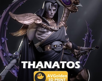 Thanatos - Hades | 3D Figure | 16K Quality | Statue | 3D Printing