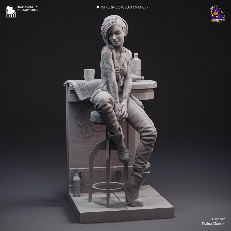Judy Álvarez - Cyberpunk 2077 | 3D Figure | 16K Quality | Statue | 3D Printing image 14
