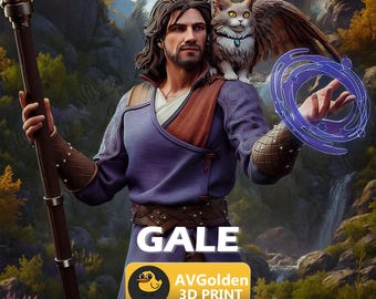Gale - Baldur's Gate 3 | 3D Figure | 16K Quality | Statue | 3D Printing