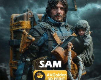 Sam - Death Stranding 2 | 3D Figure | 16K Quality | Statue | 3D Printing