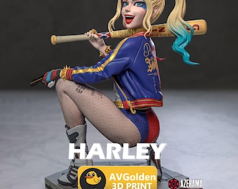 Harley Quinn - DC Comics | 3D Figure | 16K Quality | Statue | 3D Printing