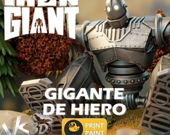 Iron Giant Fan Art - The Iron Giant | 3D Figure | 16K Quality | Statue | 3D Print