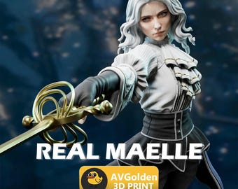 Real Maelle - Clair Obscur Expedition 33 | 3D Figure | 16K Quality | Statue | 3D Printing