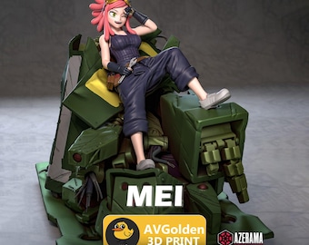 Mei Hatsume - My Hero Academia: Boku No Hero Academia | 3D Figure | 16K Quality | Statue | 3D Printing