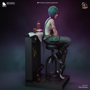 Judy Álvarez - Cyberpunk 2077 | 3D Figure | 16K Quality | Statue | 3D Printing image 8