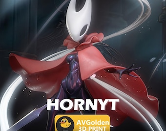 Hornyt / Hornet - Hollow Knight Silksong | 3D Figure | 16K Quality | Statue | 3D Printing
