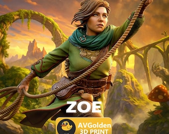 Zoe - Split Fiction | 3D Figure | 16K Quality | Statue | 3D Printing