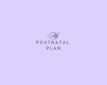 Plan de recuperación posparto personalizable: Guía para el cuarto trimestre (PDF rellenable)