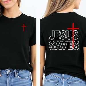 Jesus Saves Christian Png-Bible verse Png-Religious Png-Bible Verse Sublimation Png-Christian Inspirational Png-Digital Download Png-2side