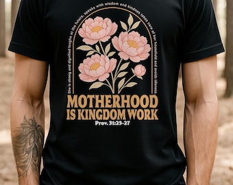 Jesus png-Motherhood is kingdom work png-Christian mom design png-Religious Mom Tee png-Bible Verse Sublimation Png-Digital PNG File
