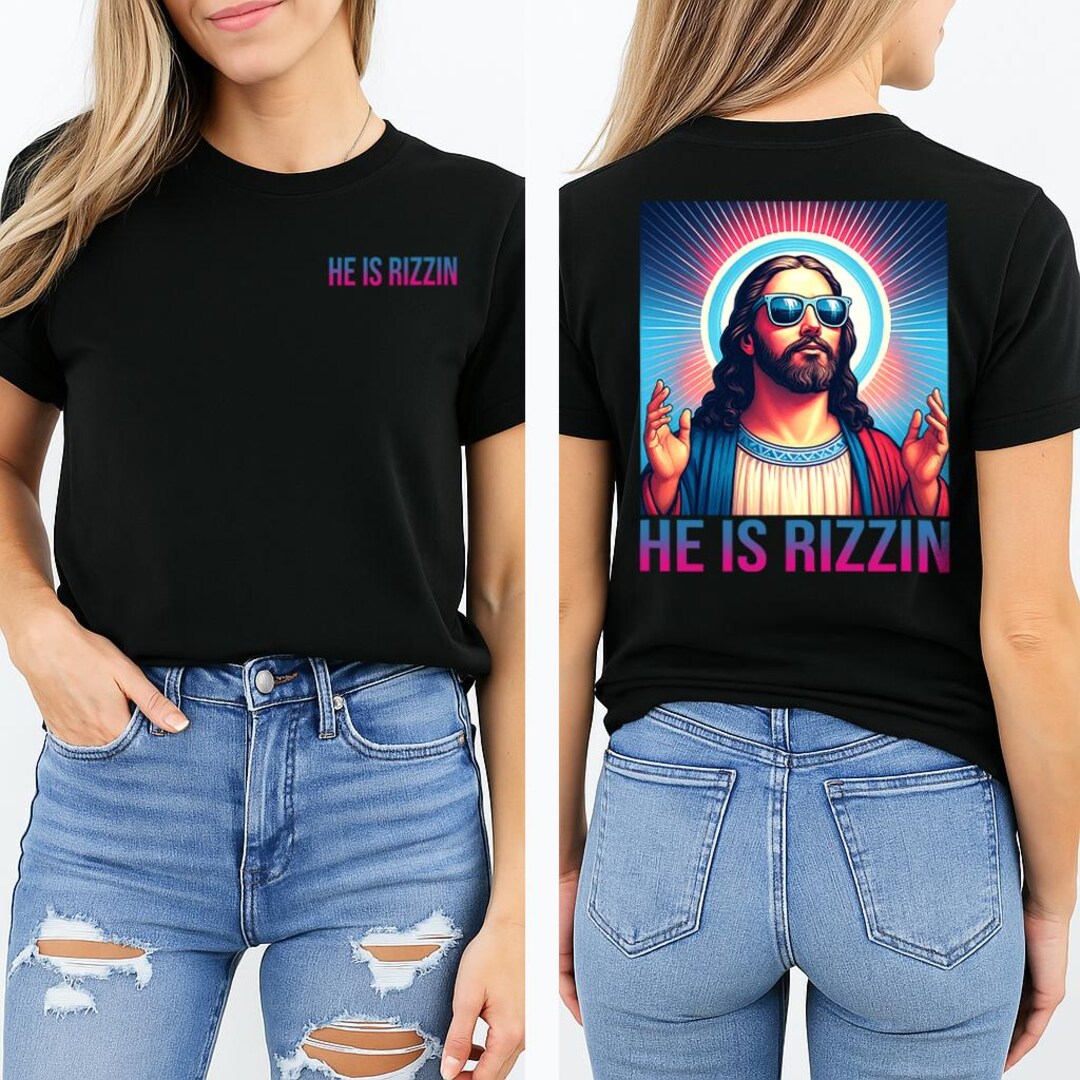 Jesus He is Rizzin Png,jesus Has Rizzen Png,jesus Christ Png,religious ...