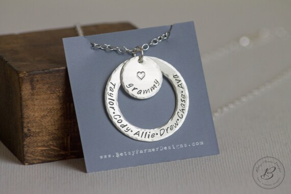 Grammy Necklace Grandma Necklace With 