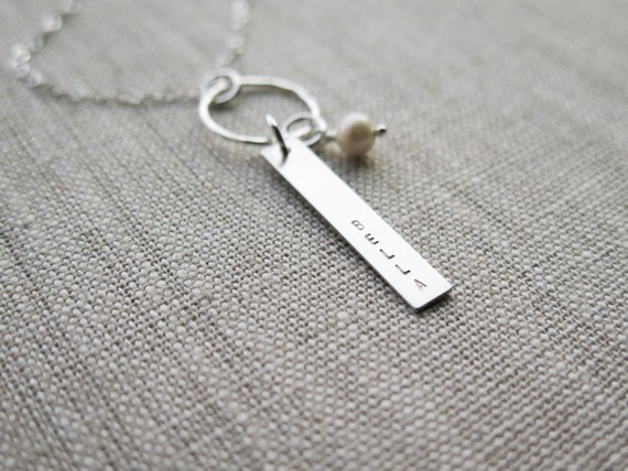Personalized Word of the Year Necklace 