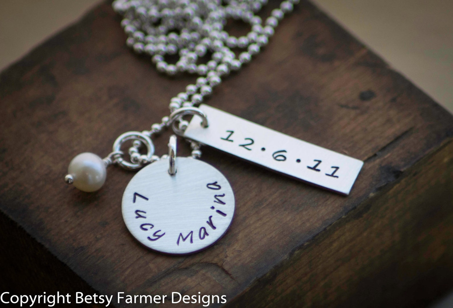 New Baby Jewelry Personalized Sterling Silver Necklace for Etsy