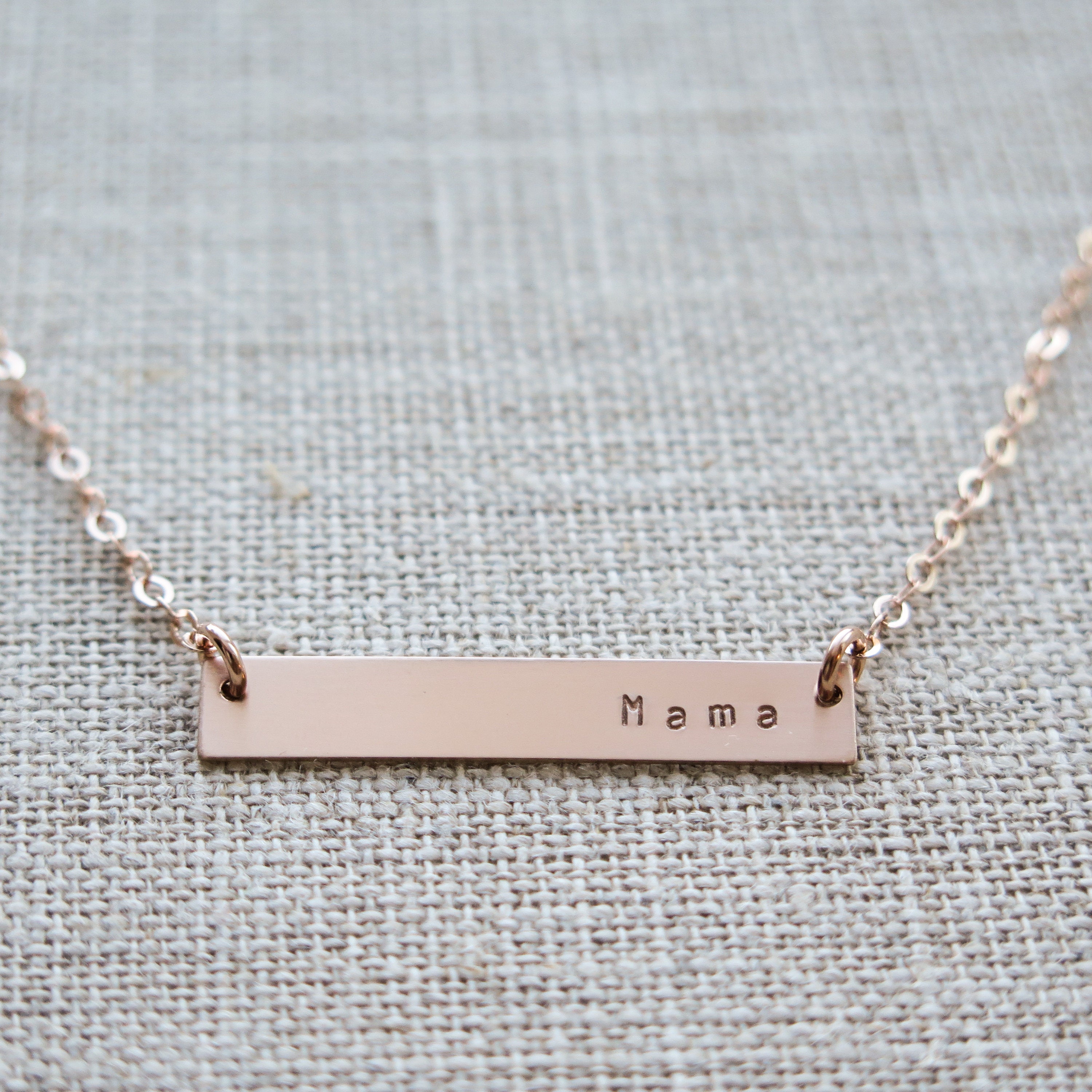 Buy SPECIAL CAUSE: Mama Necklace rose Gold, Yellow Gold, Sterling Silver  Online in India - Etsy