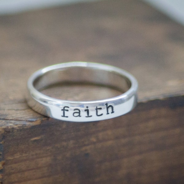 Faith Ring Etsy