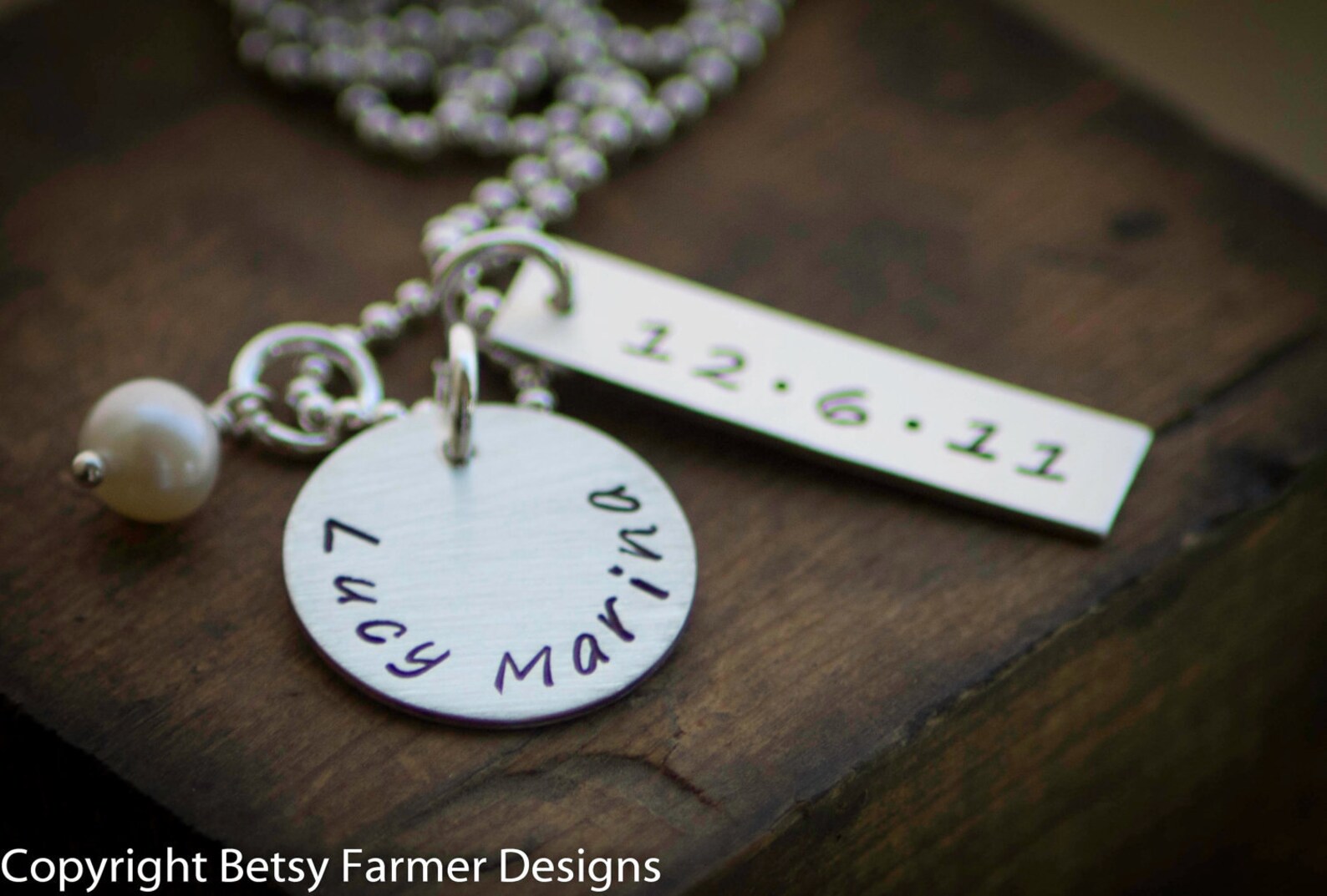 New Baby Jewelry Personalized Sterling Silver Necklace for Etsy