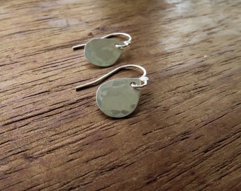 Teardrop Earrings - Sterling Silver - Simple Jewelry