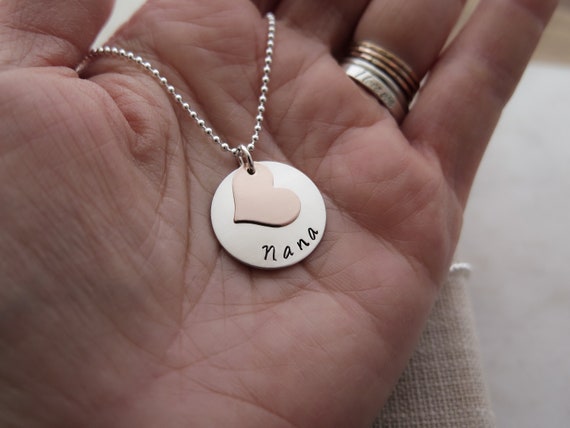 Heart Sterling Silver and 14k Gold Fill 