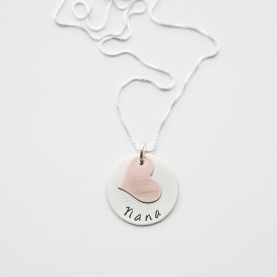 Heart Sterling Silver and 14k Gold Fill 