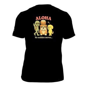 Alien & Dog Funny T-Shirt – Learning Dog Language | Cute Sci-Fi Tee for Dog Lovers | 宇宙人と犬の癒し系Tシャツ | HONI LIMA