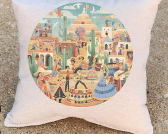 Favorite Places- Mexico TINY PILLOW