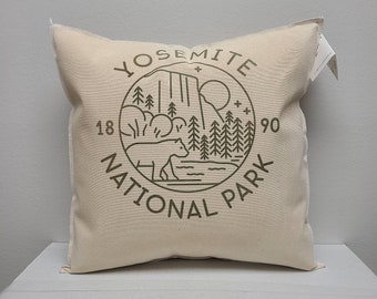 Yosemite National Park 18x18 Accent Pillow, pillow cover