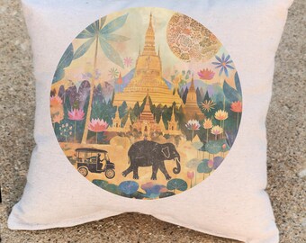 Favorite Places- Thailand TINY PILLOW