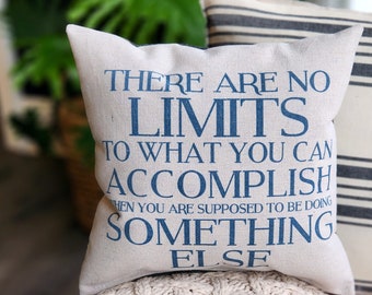 Tidbits, No Limits 12x12 TINY PILLOW