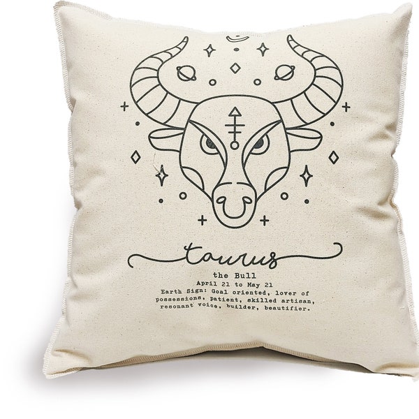 Zodiac Pillows Etsy