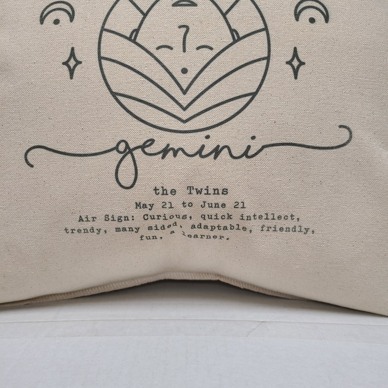 Gemini Astrology Horoscope Zodiac Sign Accent Pillow Pillow Etsy