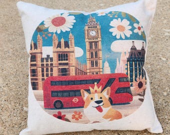 Favorite Places- London TINY PILLOW