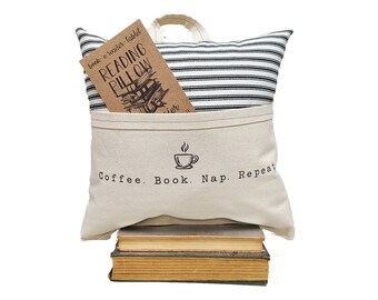 reading pillows etsy