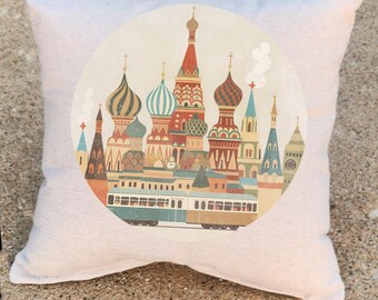 Favorite Places- Moscow TINY PILLOW
