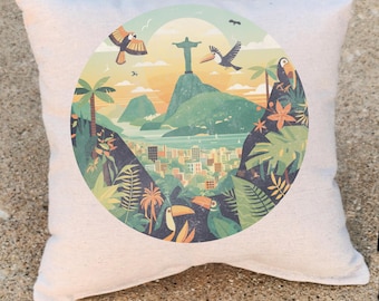 Favorite Places- Brazil TINY PILLOW