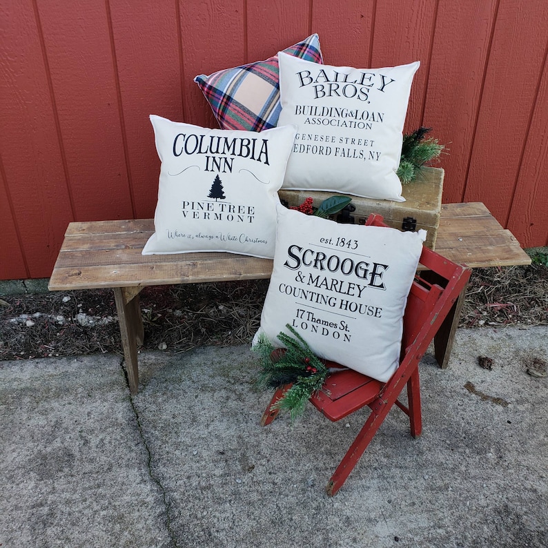 Scrooge Holiday Accent Pillow.