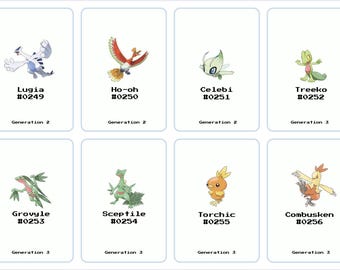 第7世代限定！ポケモン図鑑バインダーカード用インサート（追跡用