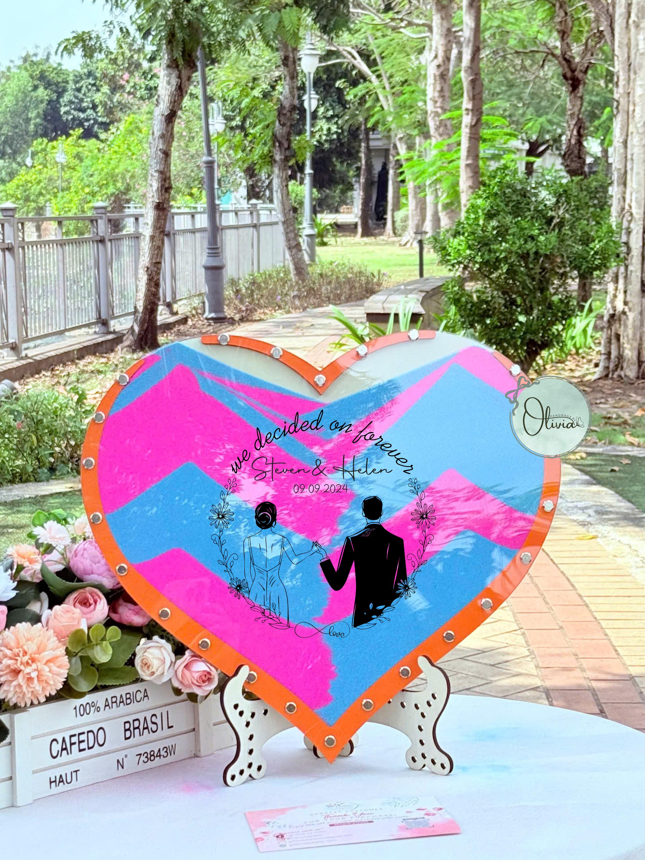 Personalized Wedding Sand Ceremony Set, Custom Unity Sand Frame for ...