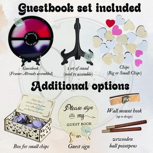Pokémon themed wedding keepsake guest book for gaming lovers