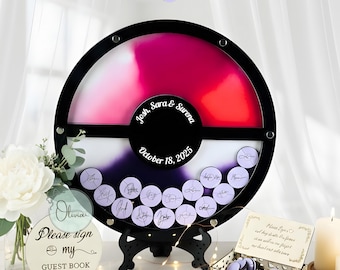 Libro de visitas de boda de Pokeball, caja de entrega personalizada, decoración de boda única para gamers, recuerdo de pareja geek, libro de visitas inspirado en Pokeball, alternativa