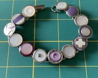 c1920S Art Deco Cufflink Bracelet