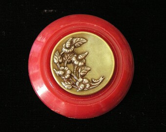 1800s Picture Button and Early 1900s Plastic Button Pin