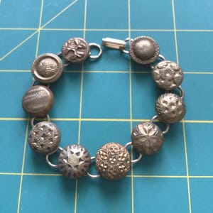 1800s Gilt Button Bracelet