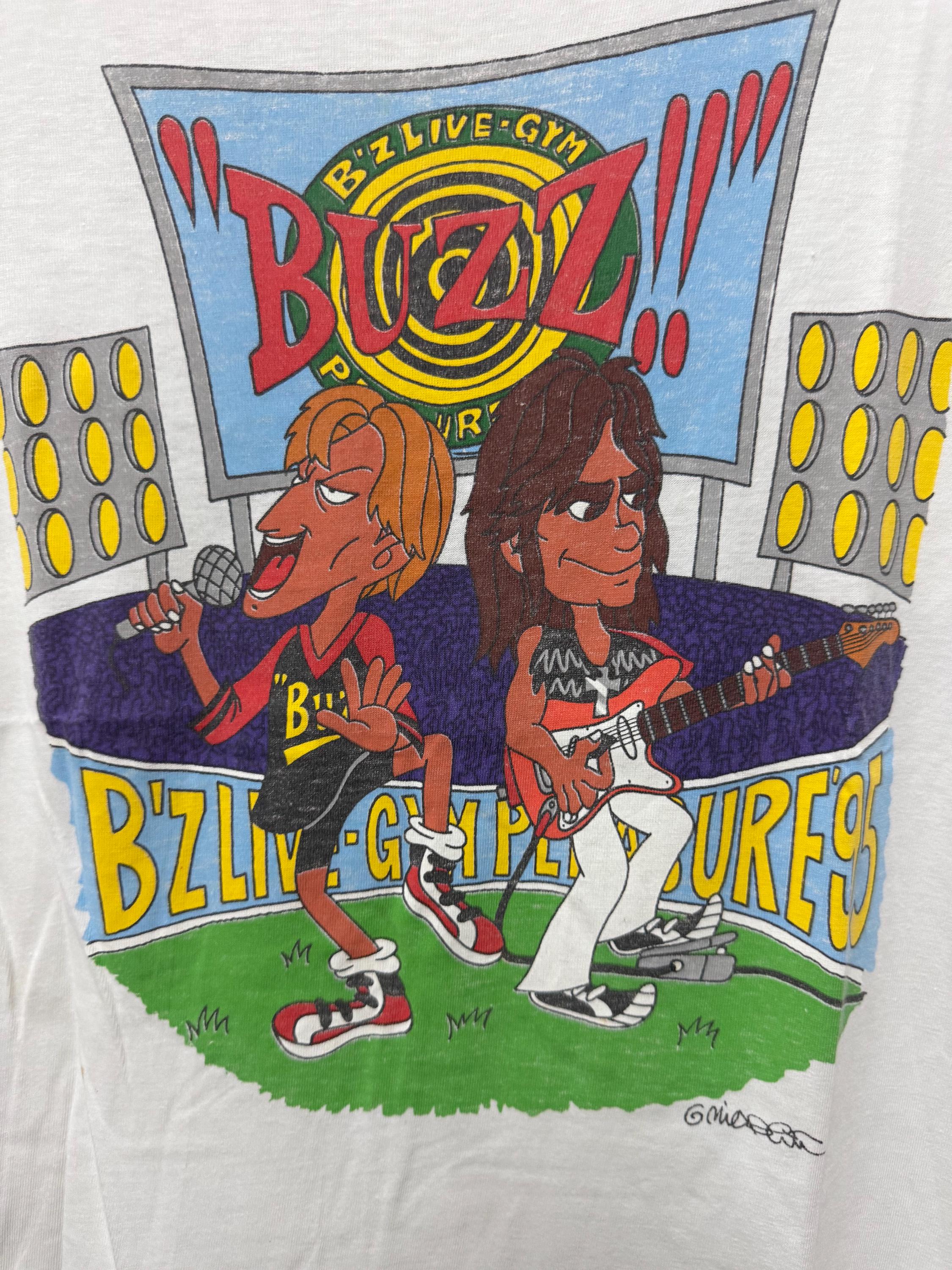 Vintage 90's B'z Live Gym Pleasure Buzz Tour Japan Band / Rock